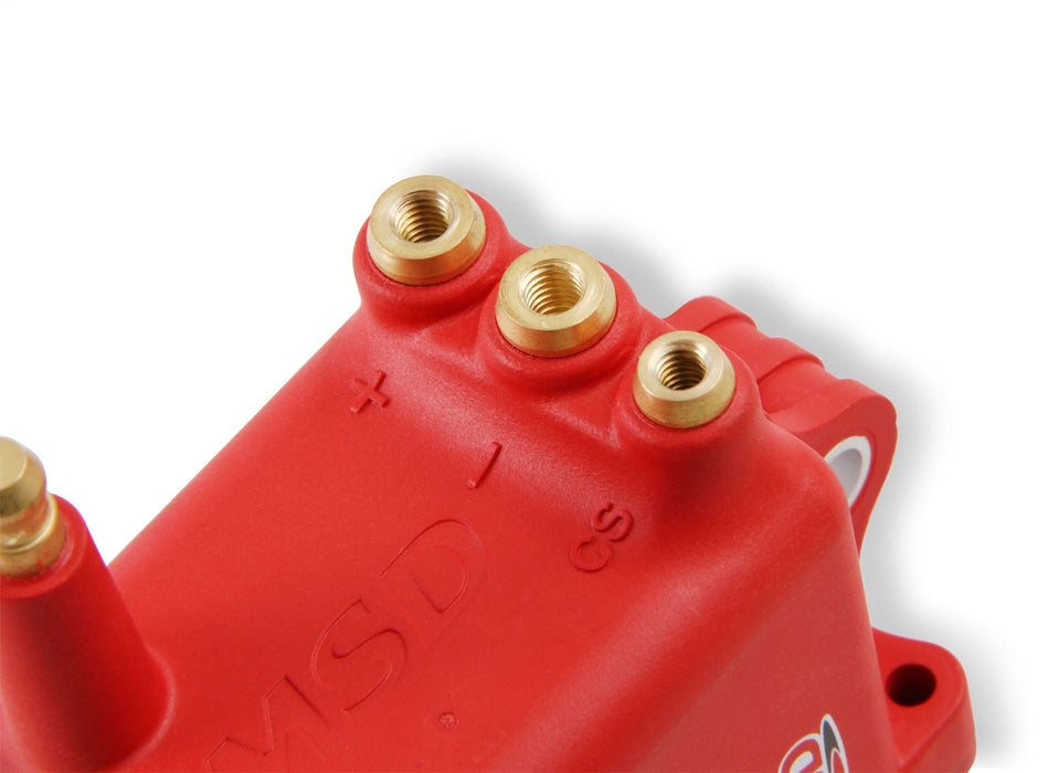 MSD 8280 Pro 600 Ignition High Output Coil; Single; Red; For Use w/ PN[8000]; - Truck Part Superstore