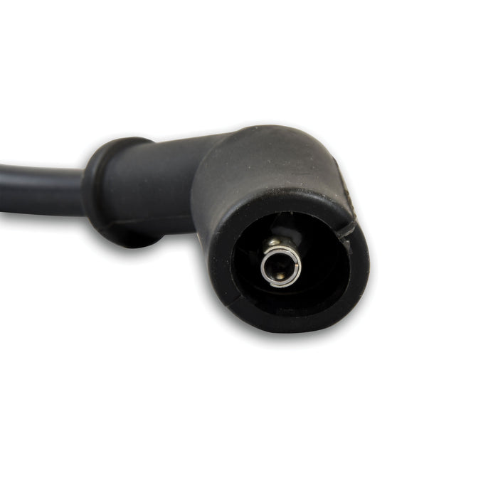 Pertronix 828224HT Wires, 8MM GM LS 45? Black Ceramic Boot; Black wire - Truck Part Superstore
