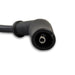 Pertronix 828224HT Wires, 8MM GM LS 45? Black Ceramic Boot; Black wire - Truck Part Superstore