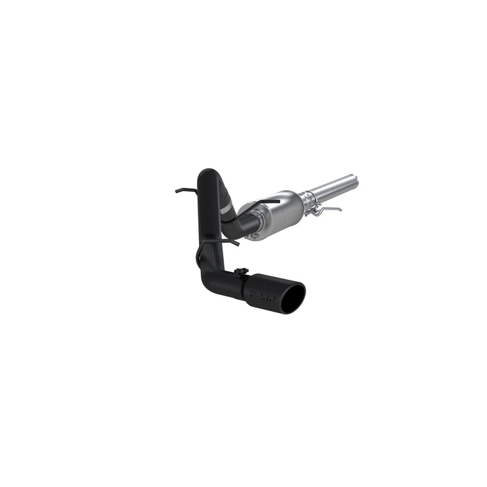 MBRP S5080BLK 3 Inch Cat Back Exhaust System Single Side Exit Black Coated For 14-18 Silverado/Sierra 1500 MBRP - Truck Part Superstore