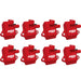 MSD 82858 Pro Power Direct Ignition Coil Set; Maximum Spark; Red; Set Of 8; - Truck Part Superstore