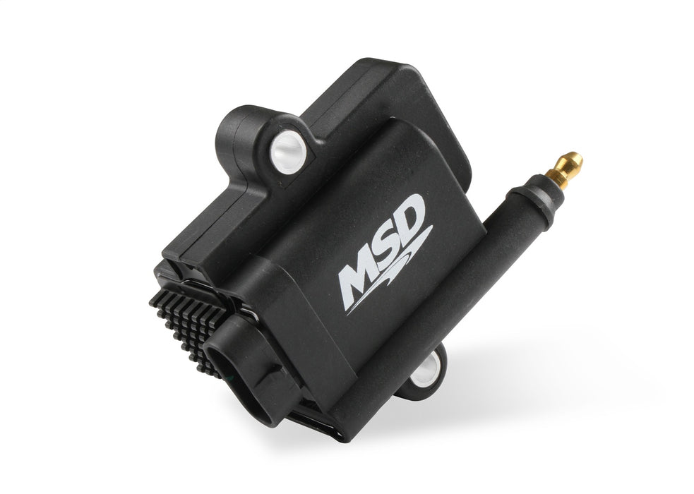 MSD 82893 MSD Smart Coil; 5.2 mH; 201 mJ; 0.55 Ohms; 69:1 Turns Ratio; 50000 Volts; Black; - Truck Part Superstore