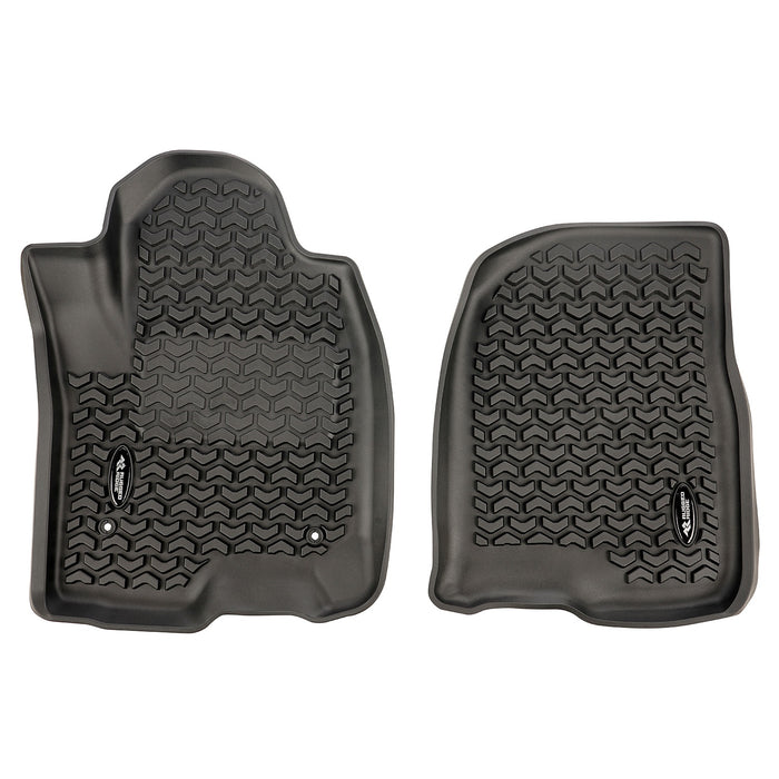 Rugged Ridge 82901.32 Floor Liner; Front; Black; - Truck Part Superstore