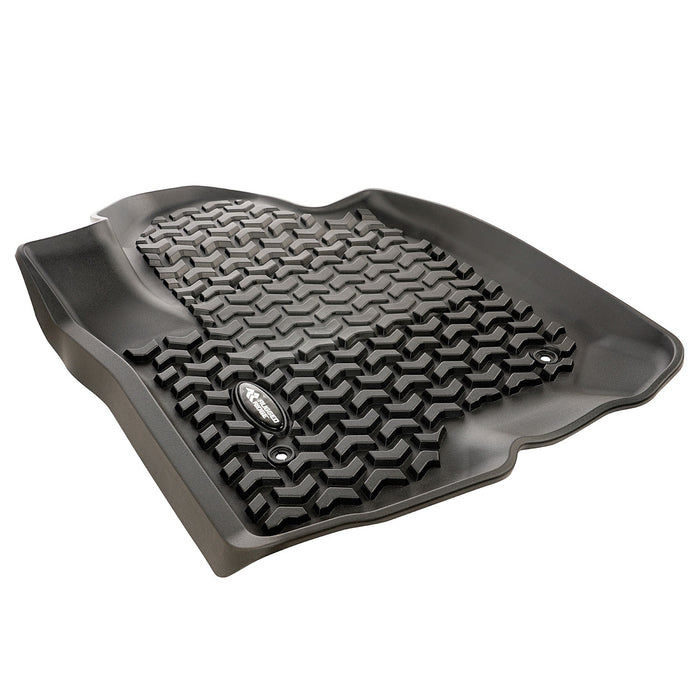 Rugged Ridge 82901.32 Floor Liner; Front; Black; - Truck Part Superstore