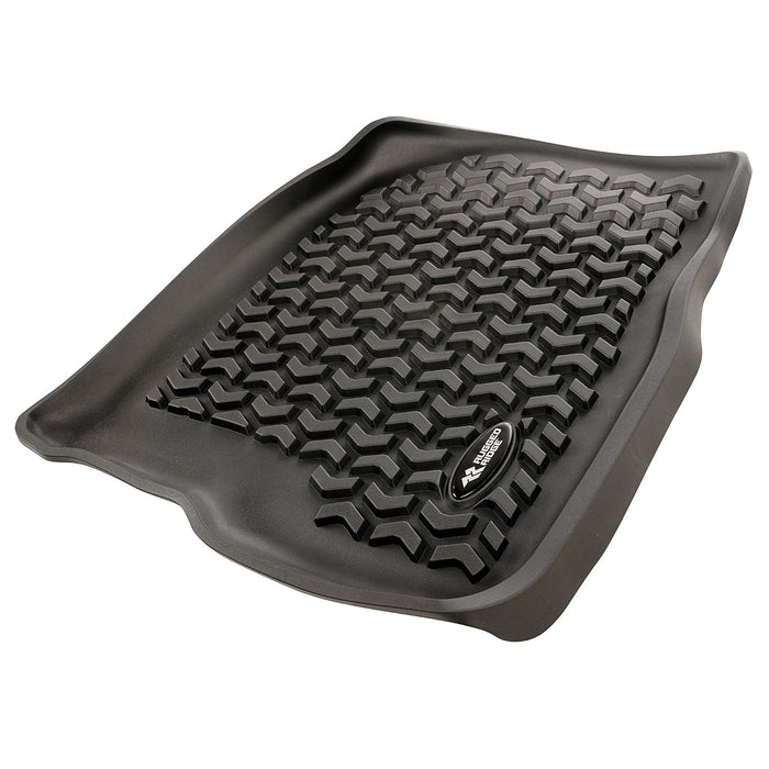 Rugged Ridge 82901.32 Floor Liner; Front; Black; - Truck Part Superstore