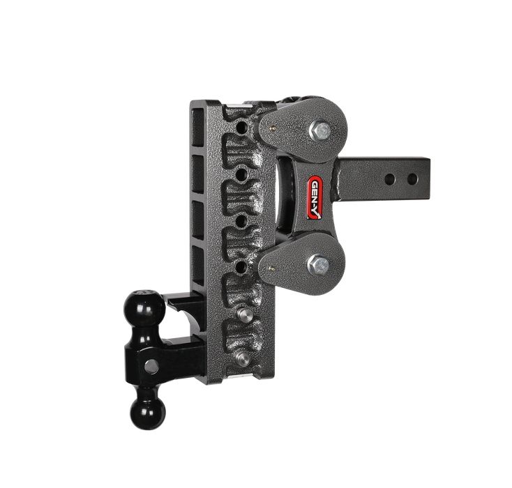 GEN-Y Hitch GH-2326 The BOSS TORSION-FLEX 2.5" Shank 10" Drop 1.1K TW 10K Hitch Dual-Ball PintleLock - Truck Part Superstore