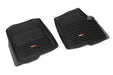 Rugged Ridge 82902.01 All Terrain Floor Liner; Front; Pair; Black; - Truck Part Superstore
