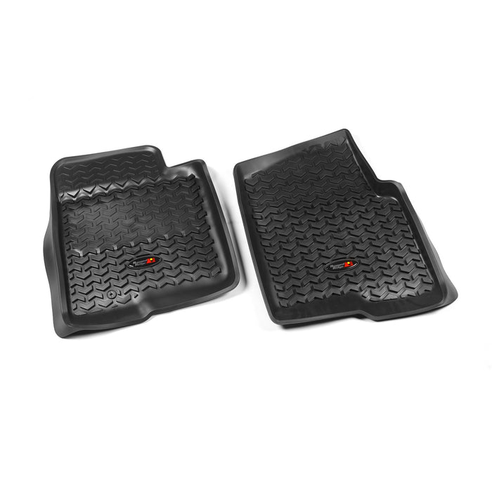 Rugged Ridge 82902.03 All Terrain Floor Liner; Front; Pair; Black; - Truck Part Superstore