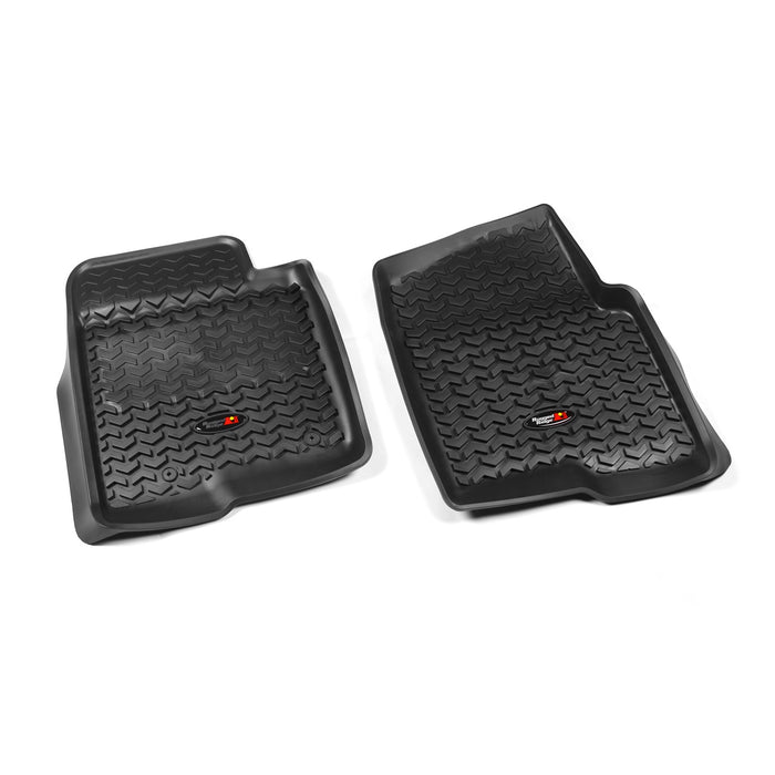 Rugged Ridge 82902.31 All Terrain Floor Liner; Front; Pair; Black; - Truck Part Superstore