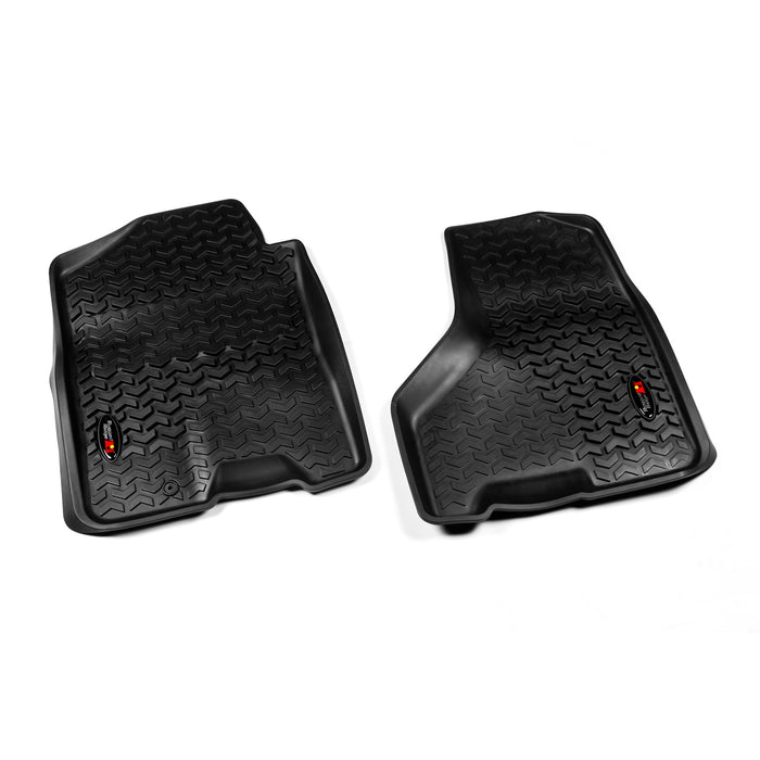 Rugged Ridge 82903.04 All Terrain Floor Liner; Front; Pair; Black; - Truck Part Superstore