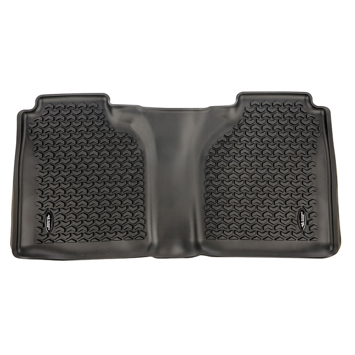 Rugged Ridge 82951.17 Floor Liner; Rear; Black; - Truck Part Superstore