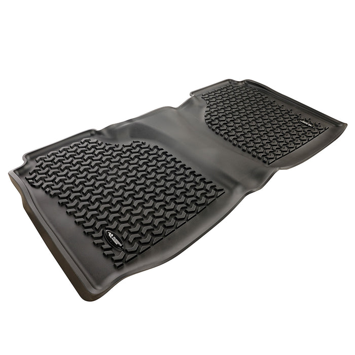 Rugged Ridge 82951.17 Floor Liner; Rear; Black; - Truck Part Superstore