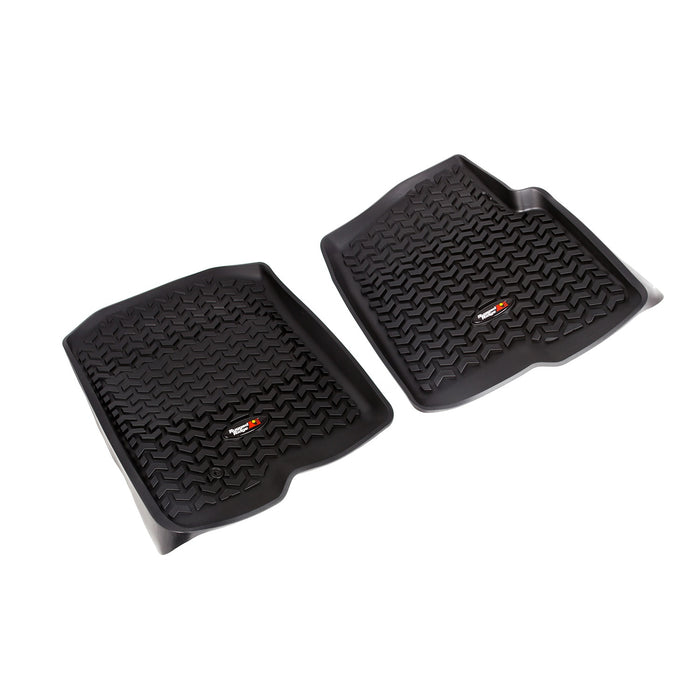 Rugged Ridge 82987.21 All Terrain Floor Liner; Front And Rear; 4-Piece; Black; - Truck Part Superstore