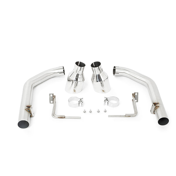 Mishimoto MMEXH-MUS8-15ARP Race Axleback Exhaust, fits Ford Mustang GT 2015-2017 - Truck Part Superstore
