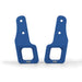 Mishimoto BNTH-F150-17BL Borne Off-Road Billet Tow Hooks, fits Ford Raptor 2017+, Micro-Wrinkle Blue - Truck Part Superstore