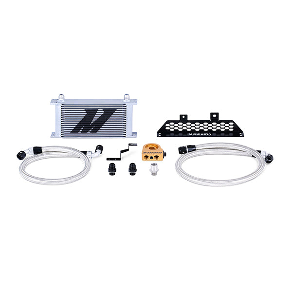 Mishimoto MMOC-FOST-13T Ford Focus ST Oil Cooler Kit, 2013-2018 Silver Thermostatic - Truck Part Superstore