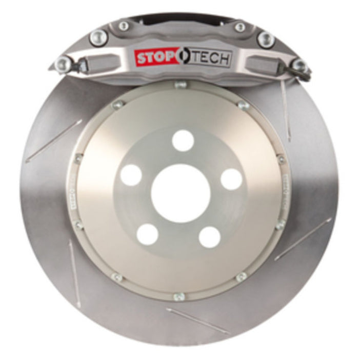 StopTech 83.055.0043.R1 StopTech Trophy Sport Big Brake Kit; Silver Caliper; Slotted 2 Piece Rotor; Rear - Truck Part Superstore