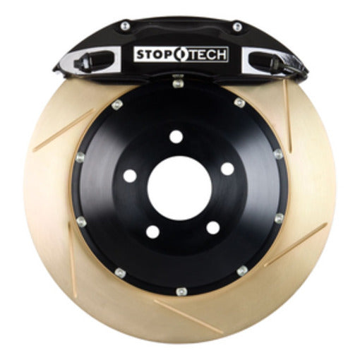StopTech 83.109.4600.53 StopTech Big Brake Kit; Black Caliper; Slotted 2 Pc. Zinc Coated Rotor; Front - Truck Part Superstore