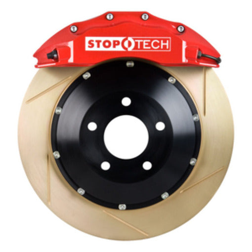 StopTech 83.153.6D00.73 StopTech Big Brake Kit; Red Caliper; Slotted Two-Piece Rotor; Front - Truck Part Superstore