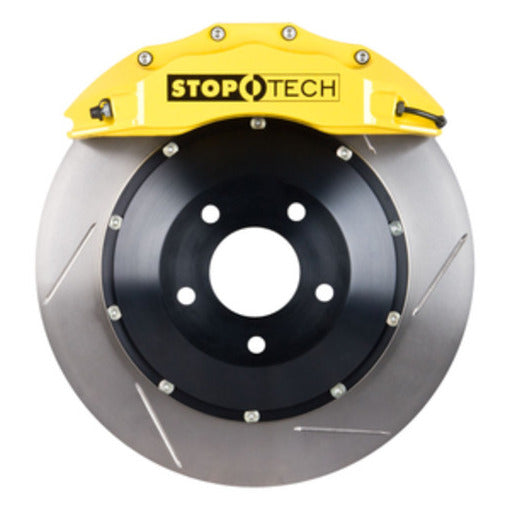 StopTech 83.160.6D00.81 StopTech Big Brake Kit; Yellow Caliper; Drilled Two-Piece Rotor; Front - Truck Part Superstore