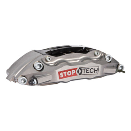 StopTech 83.165.004G.R1 StopTech Trophy Sport Big Brake Kit; Silver Caliper; Slotted 2 Pc. Rotor; Rear - Truck Part Superstore
