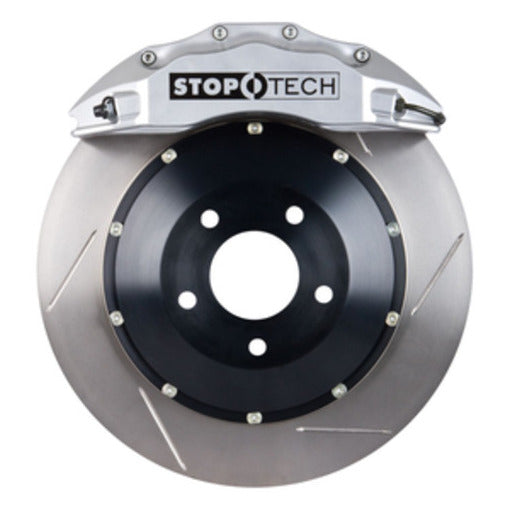 StopTech 83.165.6700.61 StopTech Big Brake Kit; Silver Caliper; Drilled Two-Piece Rotor; Front - Truck Part Superstore