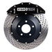 StopTech 83.180.6700.52 StopTech Big Brake Kit; Black Caliper; Drilled Two-Piece Rotor; Front - Truck Part Superstore