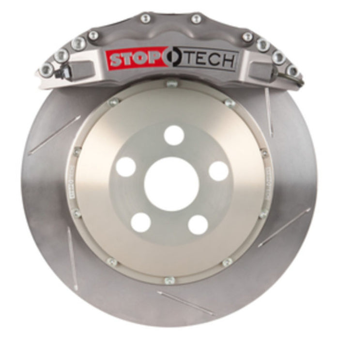 StopTech 83.435.6700.R1 StopTech Trophy Sport Big Brake Kit; Silver Caliper; Slotted 2 Pc. Rotor; Front - Truck Part Superstore