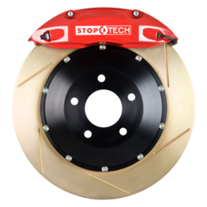 StopTech 83.650.4600.73 StopTech Big Brake Kit; Red Caliper; Slotted Two-Piece Rotor; Rear - Truck Part Superstore