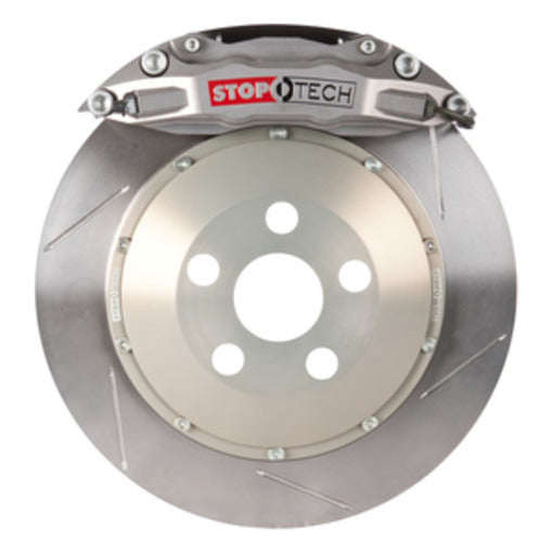 StopTech 83.781.0046.R1 StopTech Trophy Sport Big Brake Kit; Silver Caliper; Slotted 2 Pc. Rotor; Rear - Truck Part Superstore
