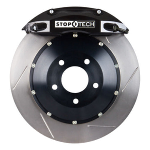 StopTech 83.792.0047.51 StopTech Big Brake Kit; Black Caliper; Slotted Two-Piece Rotor; Rear - Truck Part Superstore
