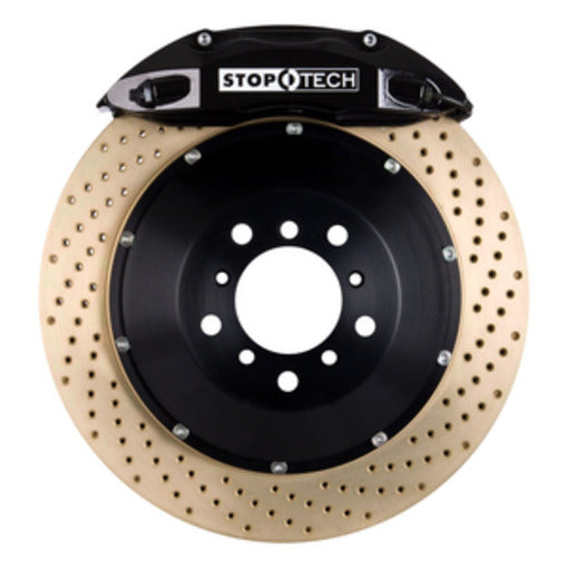 StopTech 83.836.4600.54 StopTech Big Brake Kit; Black Caliper; Drilled Two-Piece Rotor; Front - Truck Part Superstore