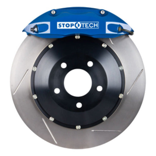 StopTech 83.857.0047.21 StopTech Big Brake Kit; Blue Caliper; Slotted Two-Piece Rotor; Rear - Truck Part Superstore