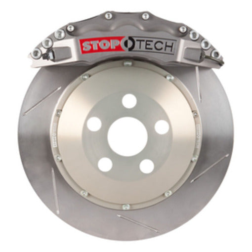 StopTech 83.857.6700.R1 StopTech Trophy Sport Big Brake Kit; Silver Caliper; Slotted 2 Pc. Rotor; Front - Truck Part Superstore