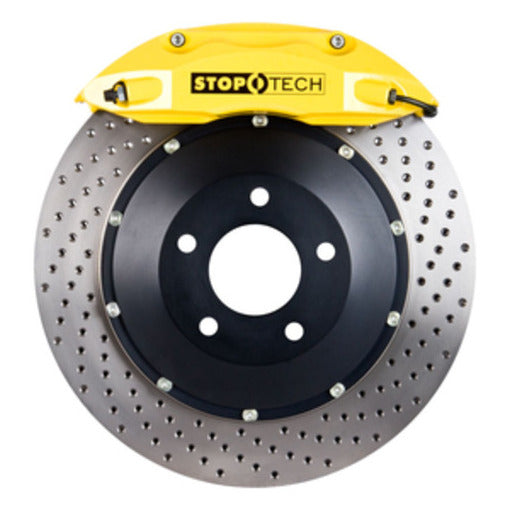 StopTech 83.893.4300.82 StopTech Big Brake Kit; Yellow Caliper; Slotted Two-Piece Rotor; Front - Truck Part Superstore
