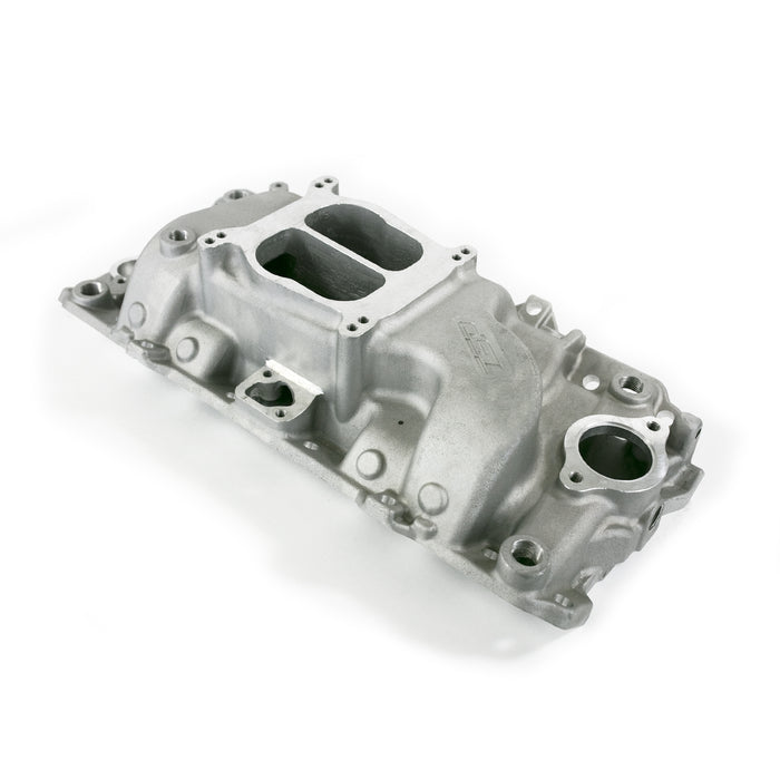 Top Street Performance 83001 Chevy Big Block Carbureted Dual Plane Satin Aluminum Intake Manifold - Truck Part Superstore