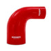Mishimoto MMCP-R90-2540RD Mishimoto 90-Degree Silicone Transition Coupler, 2.50-in to 4.00-in, Red - Truck Part Superstore