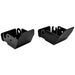 Mishimoto BNSD-BR-21RSBK Borne Off-Road Rear Shock Skid Plates, Fits 2021+ Ford Bronco, Black - Truck Part Superstore