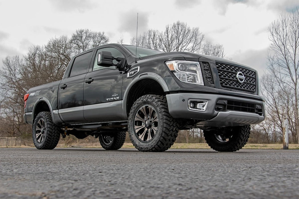 Rough Country 83400 3 Inch Nissan Bolt-On Lift Kit Strut Spacers 04-20 Titan 2WD/4WD Rough Country - Truck Part Superstore