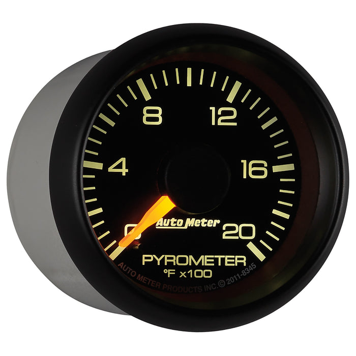 AutoMeter 8345 GAUGE; PYROMETER (EGT); 2 1/16in.; 2000deg.F; STEPPER MOTOR; GM FACTORY MATCH - Truck Part Superstore