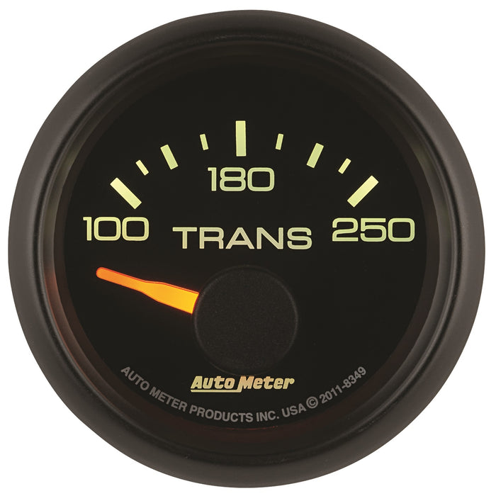 AutoMeter 8349 GAUGE; TRANSMISSION TEMP; 2 1/16in.; 100-250deg.F; ELECTRIC; GM FACTORY MATCH - Truck Part Superstore