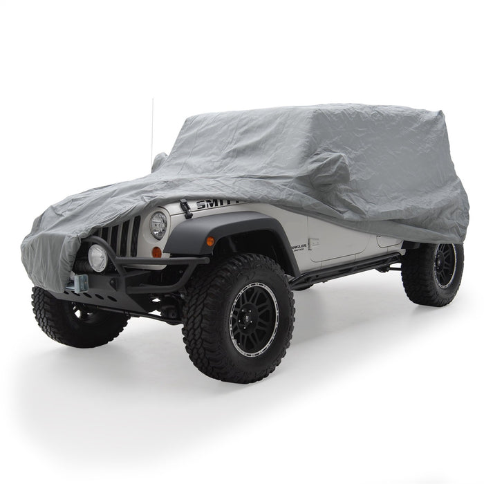 Smittybilt 835 Complete Car Cover 07-18 Wrangler And Rubicon 4 DR Gray W/Storage Bag Smittybilt - Truck Part Superstore