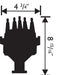 MSD 83506 Pro-Billet Marine Ready-To-Run Distributor; Ford 351C-460; Iron Gear; Red; - Truck Part Superstore