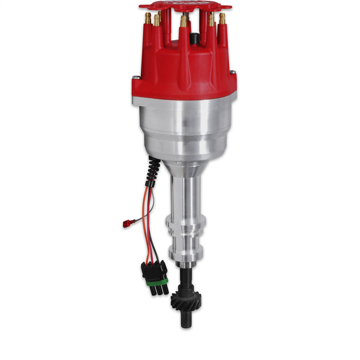 MSD 83506 Pro-Billet Marine Ready-To-Run Distributor; Ford 351C-460; Iron Gear; Red; - Truck Part Superstore