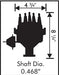 MSD 83521 Ready-To-Run Distributor; Steel Gear; - Truck Part Superstore