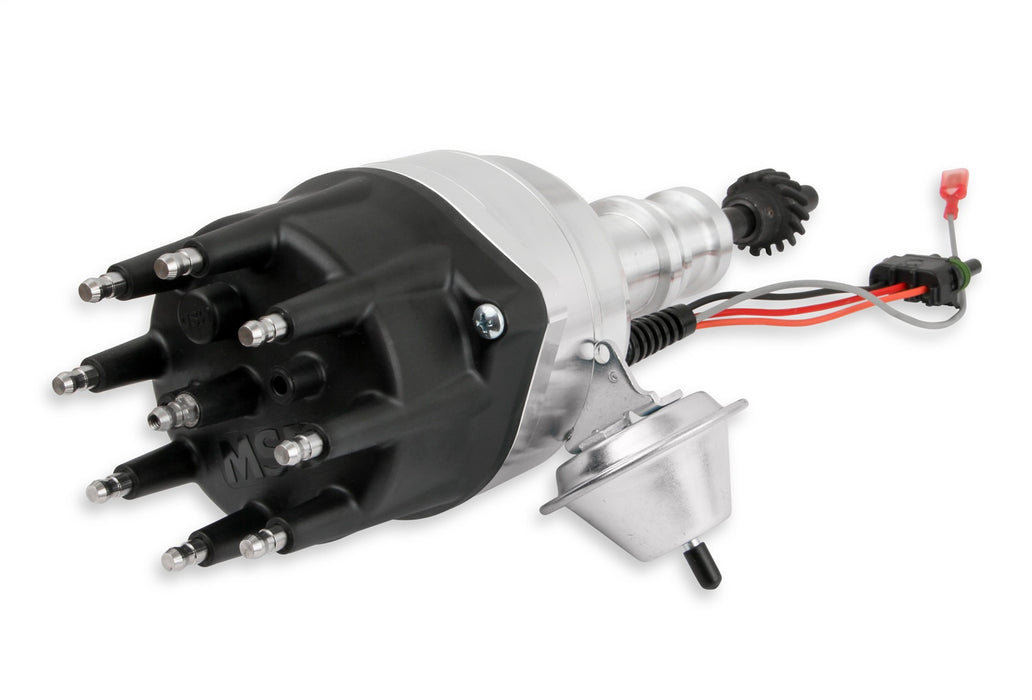 MSD 835251 Ready-To-Run Distributor; Steel Gear; Small Diameter Black Cap; - Truck Part Superstore