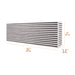 Mishimoto MMUIC-05 Universal Air-to-Air Race Intercooler Core 24-in x 8-in x 3.5-in - Truck Part Superstore