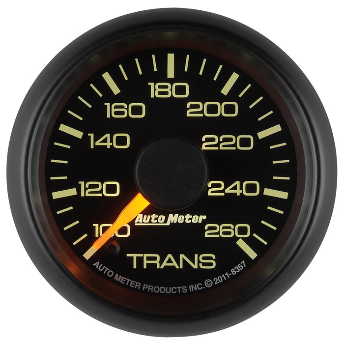 AutoMeter 8357 GAUGE; TRANS TEMP; 2 1/16in.; 100-260deg.F; DIGITAL STEPPER MOTOR; GM FACTORY MA - Truck Part Superstore