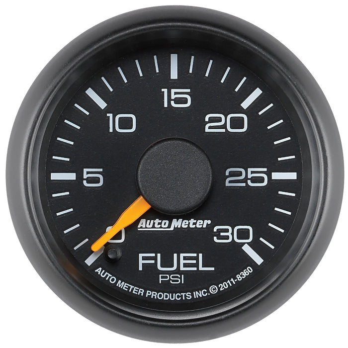 AutoMeter 8360 GAUGE; FUEL PRESSURE; 2 1/16in.; 30PSI; DIGITAL STEPPER MOTOR; GM FACTORY MATCH - Truck Part Superstore