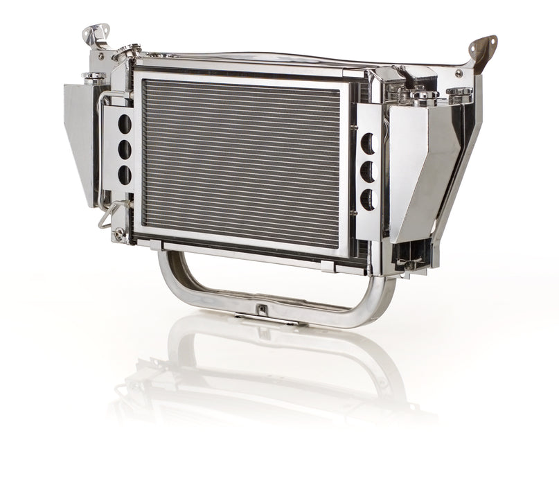 Be Cool 83656 55 Chevrolet Extreme Modules With Core Support and Air Conditioning for SBC/BBC 700 Horsepower Module Automatic Be Cool Radiator - Truck Part Superstore